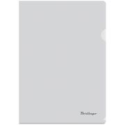 Папка-уголок прозрачная А4 180 мкм пластиковая Berlingo