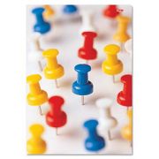 Папка-уголок кнопки 180 мкм пластиковая Hatber