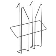 Лоток навесной для стоек Officespace «Парус», А4, 220*225*40мм, проволочный, хром