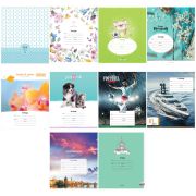 Тетрадь крупная клетка А5 12л ArtSpace «Микс. Ассорти», ВД-лак