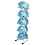 Стойка стеллаж для хранения воды на 5 бутылей по 19 литров, СВ-5, металл, 98840