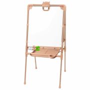 Мольберт растущий для мела/магнитно-маркерный 53х46 см, BRAUBERG «NIKA KIDS», БЕЖЕВЫЙ, 665759