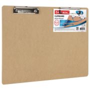 Доска-планшет БОЛЬШОГО ФОРМАТА (440х320 мм), А3, BRAUBERG «Eco» с двумя прижимами, МДФ, 3 мм