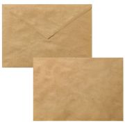 Конверты С4 (229х324 мм) КРАФТ, с клеевым слоем, 80 г/м2, КОМПЛЕКТ 25 шт., треугольный клапан, BRAUBERG