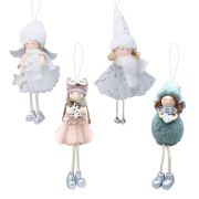 Украшение елочное, «Девочка», 19 см, полиэстер, ассорти 4 дизайна, ЗОЛОТАЯ СКАЗКА, 592606