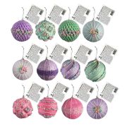 Украшение ёлочное (1 шт.) «Зимняя нежность», 8 см, ассорти 25 дизайнов, ЗОЛОТАЯ СКАЗКА, 592580