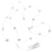 Электрогирлянда-нить комнатная «Звезды», 2 м, 20 LED, мультицветная, батарейки, ЗОЛОТАЯ СКАЗКА, 592477