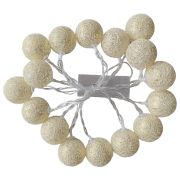 Электрогирлянда-нить комнатная «Шарики» 1,8 м, 16 LED, бронза, тёплый белый, батарейки, ЗОЛОТАЯ СКАЗКА, 592558