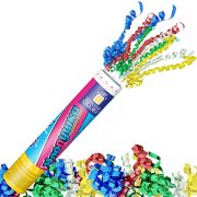 Хлопушка пневматическая 20 см «Party Popper», фольга, серпантин, ассорти, ЗОЛОТАЯ СКАЗКА, 592464