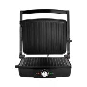 Электрогриль KITFORT KT-1656, 2000 Вт, фиксированные панели, регулировка температуры, серебристый