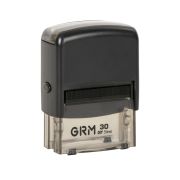 Штамп самонаборный 5-строчный, оттиск 47×18 мм, синий без рамки, GRM 30, КАССА В КОМПЛЕКТЕ