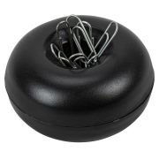 Скрепочница магнитная STAFF, черный корпус