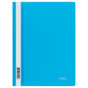 Папка-скоросшиватель голубая А4 180 мкм СТАММ пластиковая BRAUBERG