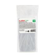 Нож одноразовый пластиковый 165 мм, белый, КОМПЛЕКТ 100 шт., СТАНДАРТ, LAIMA