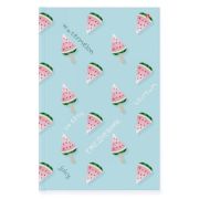 Ежедневник не датированный б/дат А5 Альт 128л 133*206мм Арбузики, глянц,клетка