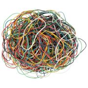 Резинка для банкнот цветная 250 г 40 мм BRAUBERG, натуральный каучук