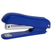 Степлер №10 STAFF «Profit», до 12 листов, с антистеплером, синий