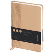 Ежедневник недатированный, А5, 160л., кожзам, Berlingo «Vivella Prestige», бежевый