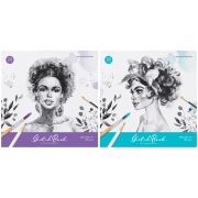 Скетчбук для акварели 20л. 250*250мм на склейке ArtSpace «Portrait», 180г/м2