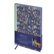 Ежедневник недатированный, В6, 136л., кожзам, Greenwich Line «Vision. Lovely leopard», тон. блок, цв. срез