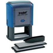 Штамп самонаборный 8 строк 2 кассы, пластик, 60*40мм Trodat