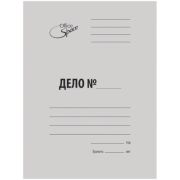 Обложка картонная Дело 360-370г/м2 белая OfficeSpace