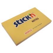 Бумага для записей с липким слоем 76*127 мм оранжевая 100л Hopax