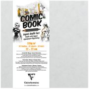 Скетчбук для маркеров 32л., 220*220 Clairefontaine «Comic book», на склейке, 220г/м2