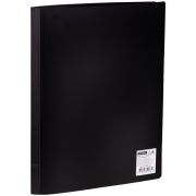 Папка 20 вкладышей черная OfficeSpace, 15 мм 500 мкм