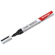 Маркер-краска 2-4 мм черная Berlingo «Uniline PA400», нитро-основа