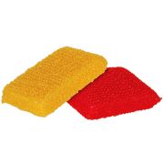 Губки для мытья посуды 2 шт, поролон в пластиковой оплетке, 110*70*20 мм OfficeClean