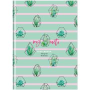 Скетчбук 80л., А5 BG «My cacti», 7БЦ, матовая ламинация, 100г/м2