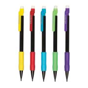 Карандаш механический 0,5 мм OfficeSpace, грип, с ластиком, ассорти