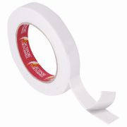 Клейкая двухсторонняя лента 19 мм х 5 м, НА ВСПЕНЕННОЙ ОСНОВЕ 1 мм, прочная, ОСТРОВ СОКРОВИЩ