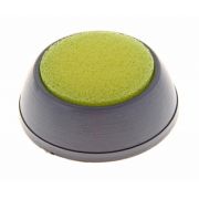 Подушка для увлажнения пальцев круглая серая