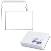 Конверт почтовый С5 162*229 мм ЧИСТЫЙ, отрывная лента, термоусадка Kurtstrip