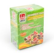 Зубочистки 1000 шт бамбук в индивидуальной полипрю упаковке