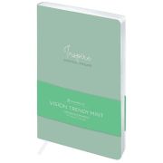 Ежедневник недатированный, А5, 136л., кожзам, Greenwich Line «Vision. Trendy mint», тон. блок, срез фольга