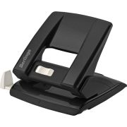 Дырокол Berlingo «Power TX» 20л., металлический, с фиксатором и линейкой, черный