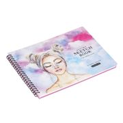 Скетчбук для акварели 20л., 260*190 Greenwich Line «Dreams in clouds», на гребне, 200г/м2