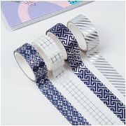 Набор клейких декоративных лент MESHU «Silver shine», 4шт