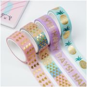 Набор клейких декоративных лент MESHU «Happy days», 4шт