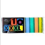 Губки для мытья посуды 10 шт Гранд XXXL Прайд 110х80х30 (1/20 шт.)
