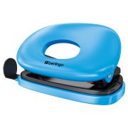 Дырокол Berlingo «Round» 10л., пластиковый, голубой