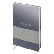 Ежедневник недатированный, А5, 136л., кожзам, Greenwich Line «New Story. Bazalt», тон. блок