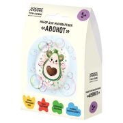 Набор для мыловарения ТРИ СОВЫ «Авокот», 1 мыло с картинкой, картонная коробка