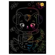 Гравюра с мультицветной основой ТРИ СОВЫ «Музыка», А5