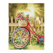 Алмазная мозаика ТРИ СОВЫ «Солнечный день», 30*40см, холст на деревянном подрамнике, картонная коробка с пластиковой ручкой