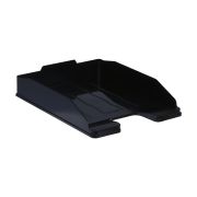 Лоток для бумаг горизонтальный СТАММ «Эксперт», черный