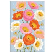 Ежедневник недатированный А5, 136л., 7БЦ, BG «Маковое настроение», soft-touch ламинация, тиснение фольгой